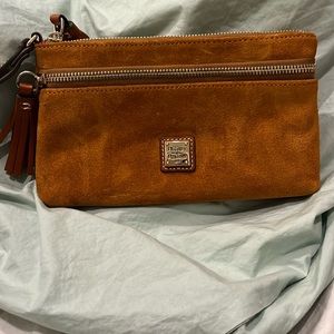 Dooney and Burke Suede Clutch